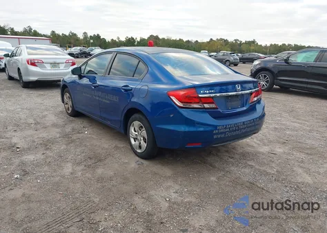 2015 Honda Civic Lx from USA, damaged, VIN 19XFB2F58FE006776